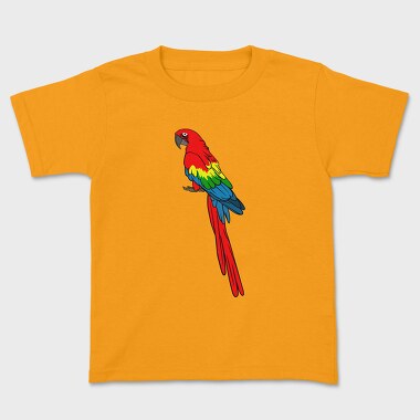 Colorful Parrot, Kids' T-Shirt