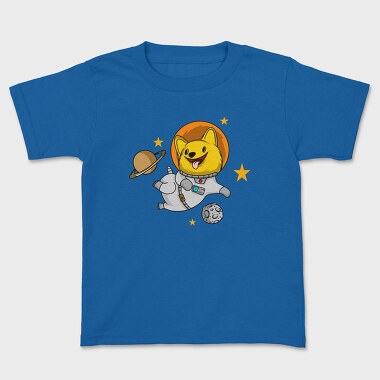 Dog in Space, Kids' T-Shirt