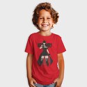 Dog Playing Guitar 2, Unisex Men's T-Shirt