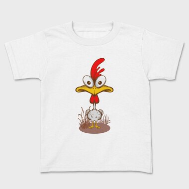 Kids' T-Shirt, Funny Chicken