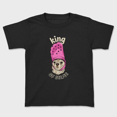 King of Selfie, Kids' T-Shirt