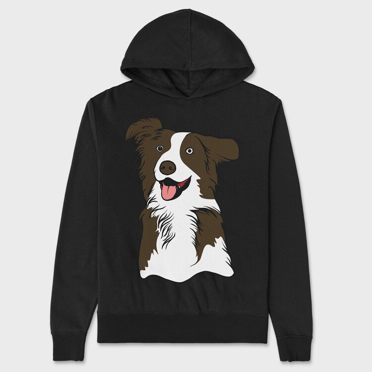 Dog Portrait 2, Unisex Men's Hoodie