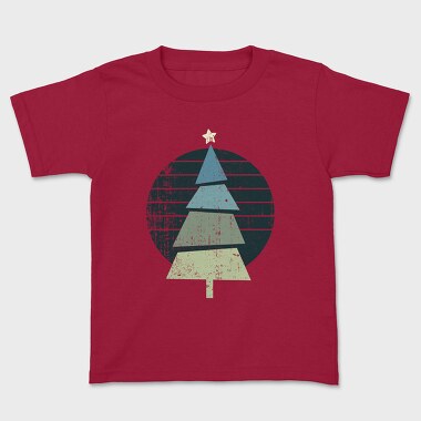 Retro Christmas Tree, Kids' T-Shirt