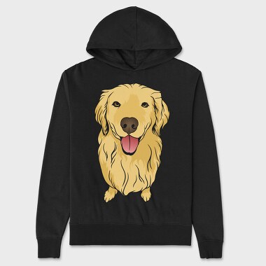 Dog Portrait 3, Unisex Men's Hoodie