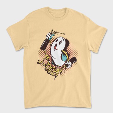 Boozin Ghost, Unisex Men's T-Shirt