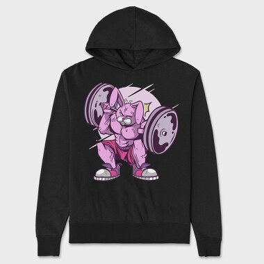 Muscle Rabbit, Unisex Men's Hoodie