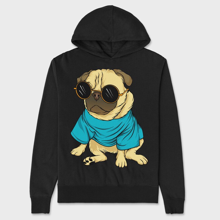 Cool Dog 6, Unisex Men's Hoodie
