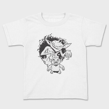 Creepy Shadow, Kids' T-Shirt