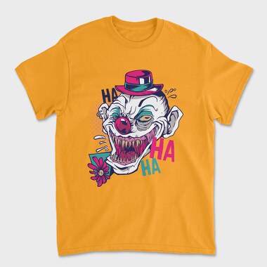 Creppy Clown, Унисекс Мъжка Тениска