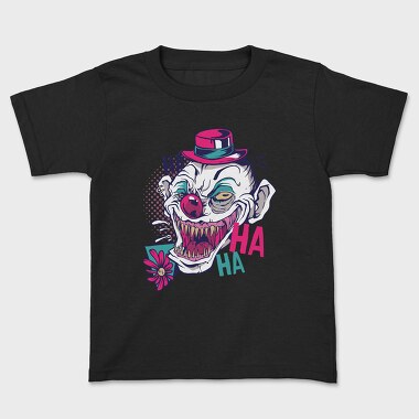 Creppy Clown, Kids' T-Shirt