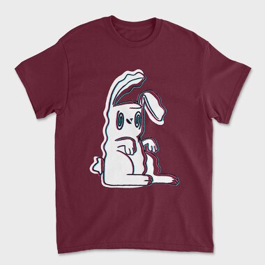 Trippy Bunny, Unisex Men's T-Shirt