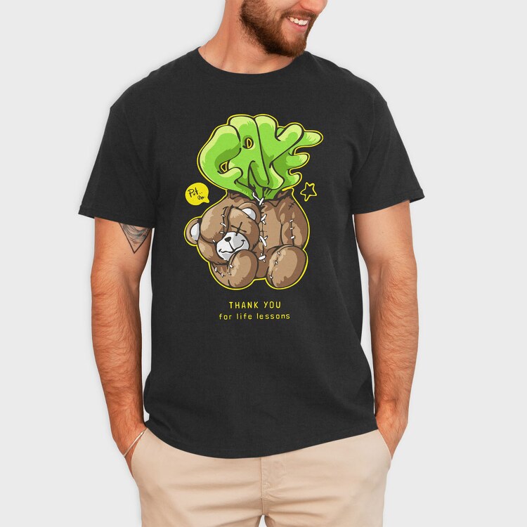 Fake Teddy Bear, Unisex Men's T-Shirt
