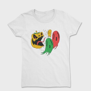Pumpkin Ghosts, Women's T-Shirt