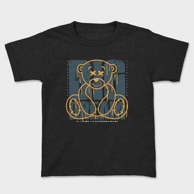 Big Dream Teddy Bear, Kids' T-Shirt