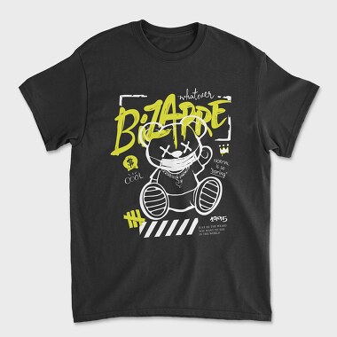 Unisex Men's T-Shirt, Bizarre Teddy Bear