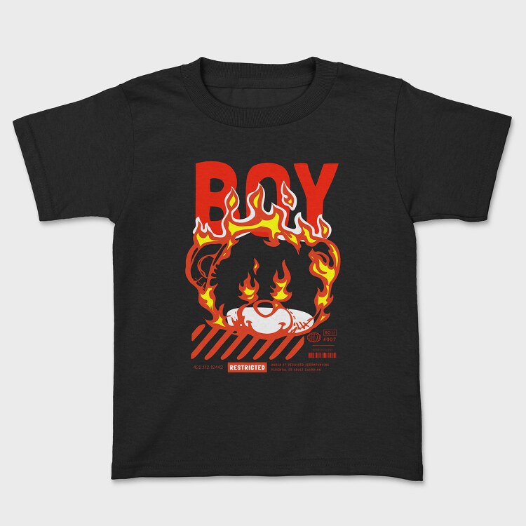 Boy Teddy in Flames, Детска Тениска