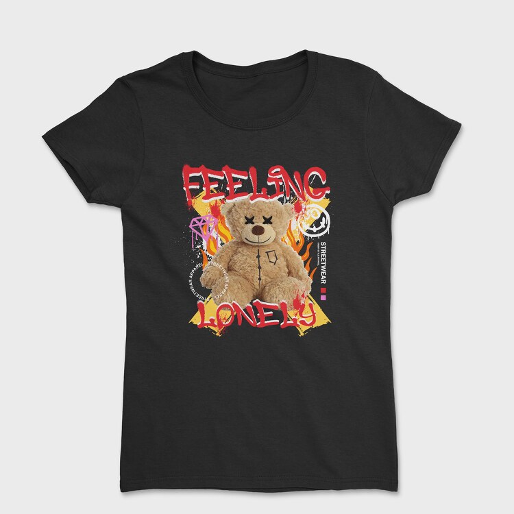 Feeling Lonely Teddy, Women's T-Shirt
