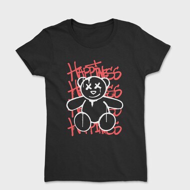 Happiness Teddy Bear, Women's T-Shirt
