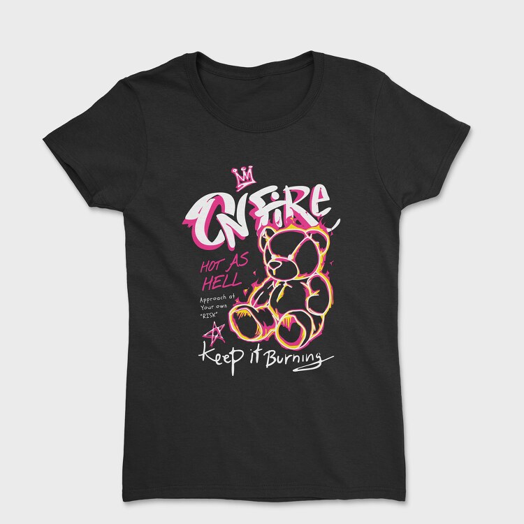 Hot as Hell Teddy, Women's T-Shirt