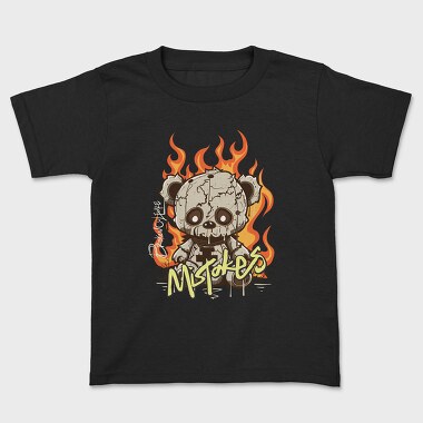 Mistakes Teddy Bear, Kids' T-Shirt