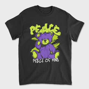 Унисекс Мъжка Тениска, Peace of Mind Teddy