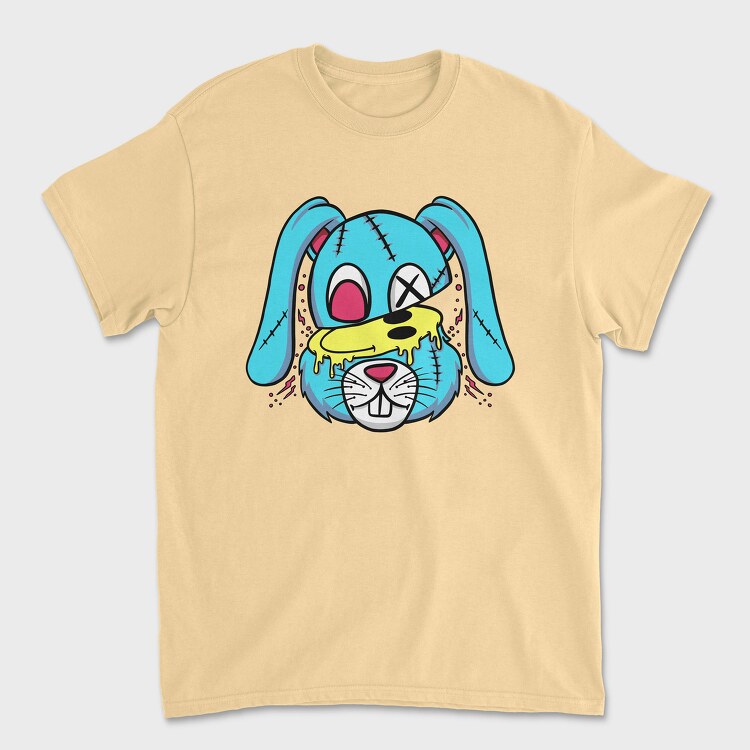 Rabbit Teddy Smiley, Унисекс Мъжка Тениска