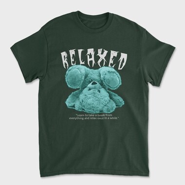Unisex Men's T-Shirt, Relaxed Teddy