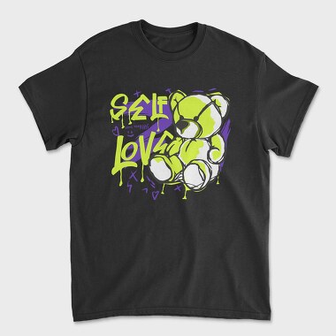 Self Love Teddy, Unisex Men's T-Shirt