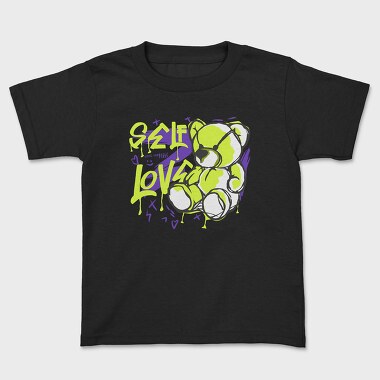 Self Love Teddy, Kids' T-Shirt