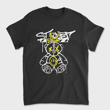 Street Teddy, Унисекс Мъжка Тениска