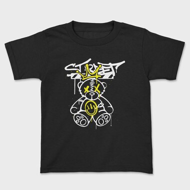 Street Teddy, Kids' T-Shirt