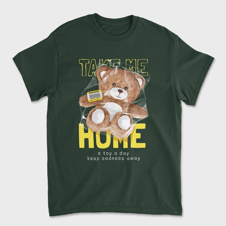 Take Me Teddy Bear, Унисекс Мъжка Тениска
