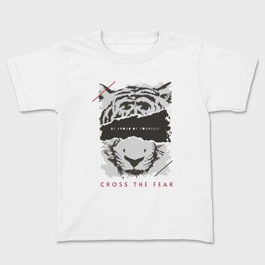 Cross the Fear, Kids' T-Shirt