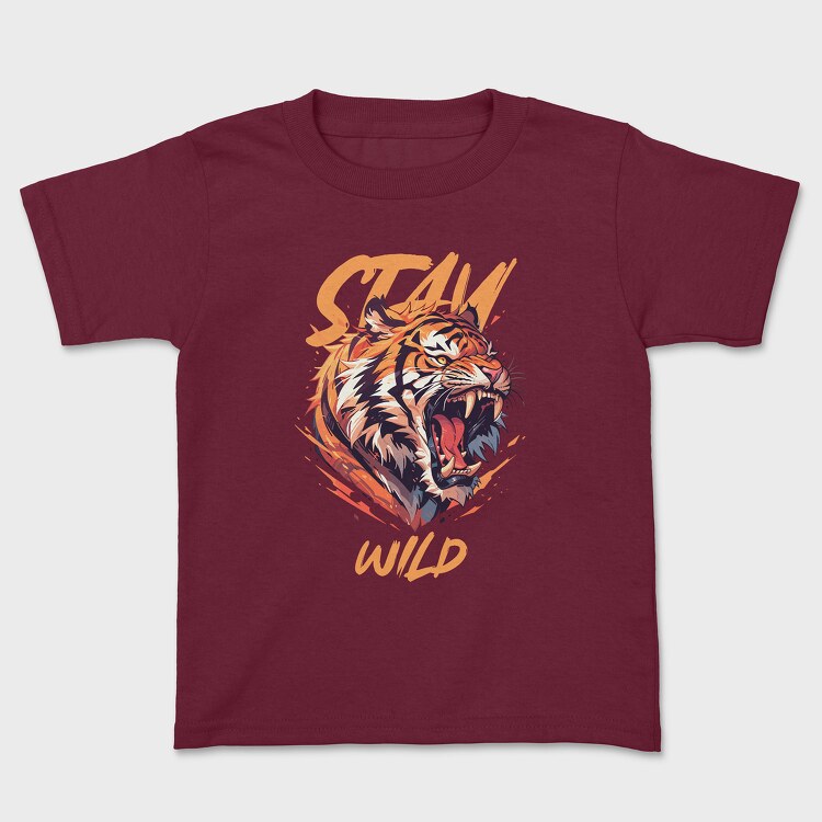 Stay Wild Tiger, Детска Тениска