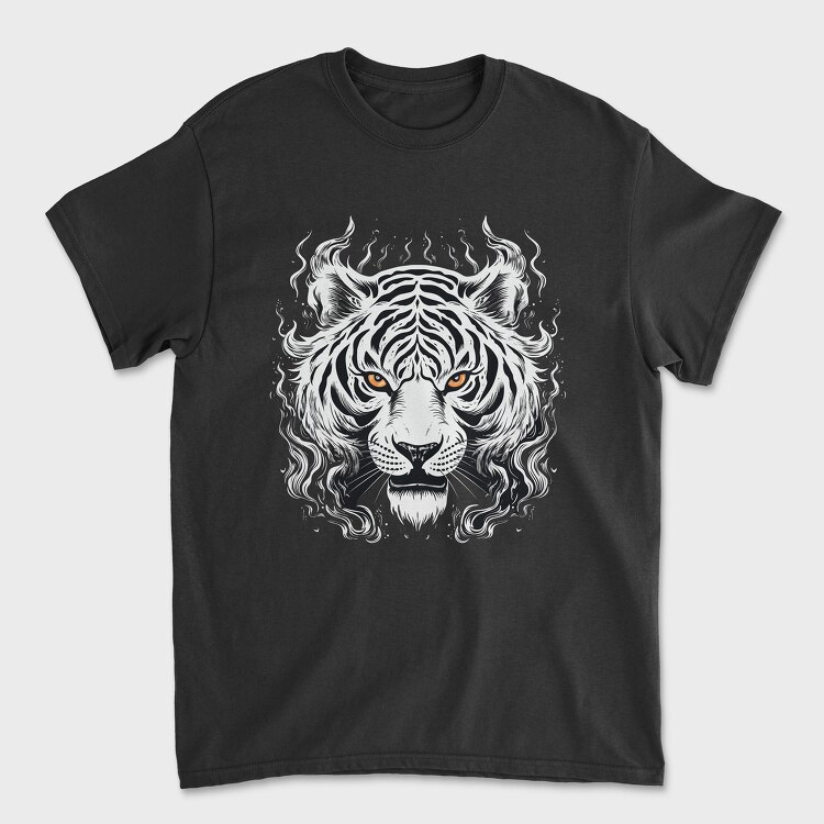 White Tiger, Unisex Men's T-Shirt