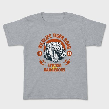 Wildlife Tiger Roar, Kids' T-Shirt