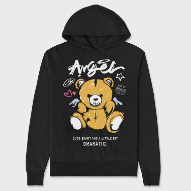 Cute Smart Dramatic Teddy, Унисекс Мъжко Суичър