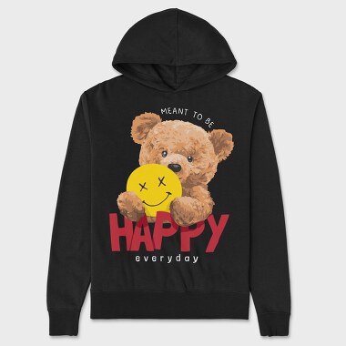 Meant to Be Happy Teddy, Унисекс Мъжко Суичър