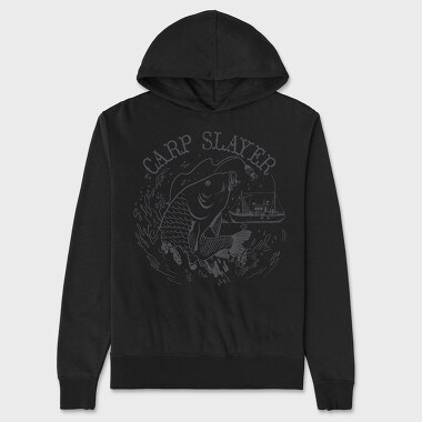 Carp Slayer, Unisex Men's Hoodie