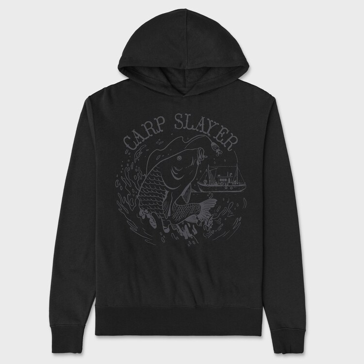 Carp Slayer, Unisex Men's Hoodie