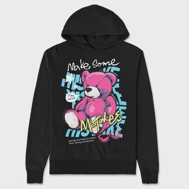 Mistakes Teddy, Unisex Men's Hoodie