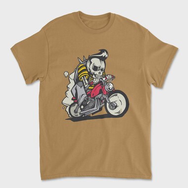 Skull Bike, Unisex Men's T-Shirt