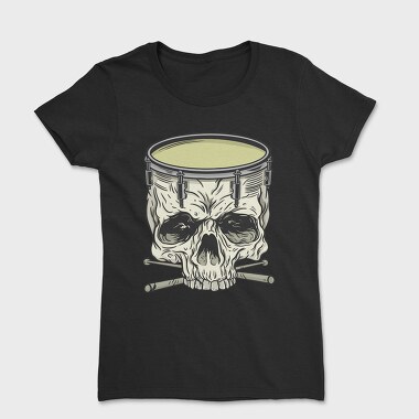 Skull drum, Women's T-Shirt