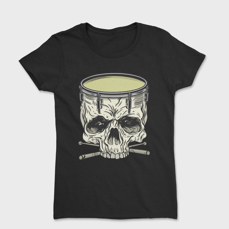 Skull drum, Women's T-Shirt