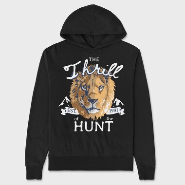 The Thrill of the Hunt, Unisex Men's Hoodie