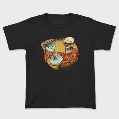 Death With Hourglass, Kids' T-Shirt