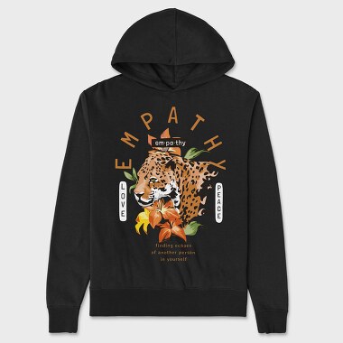 Empathy Leopard, Унисекс Мъжко Суичър