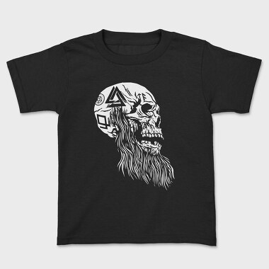 Viking Skull, Kids' T-Shirt