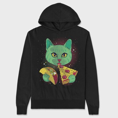 Cosmic Cat, Unisex Men's Hoodie