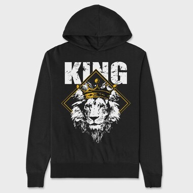 King Lion, Unisex Men's Hoodie